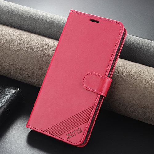 Leather Case Stands Flip Cover Holder YZ4 for Xiaomi Mi 13T Pro 5G Hot Pink