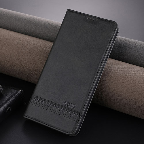 Leather Case Stands Flip Cover Holder YZ5 for Huawei Mate 60 Black