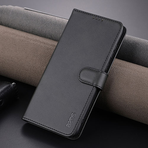 Leather Case Stands Flip Cover Holder YZ5 for Huawei P60 Black