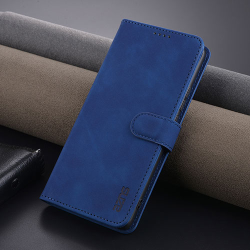 Leather Case Stands Flip Cover Holder YZ5 for Oppo A2 Pro 5G Blue