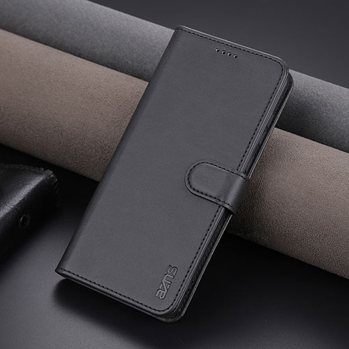 Leather Case Stands Flip Cover Holder YZ6 for Huawei Nova 11 Ultra Black