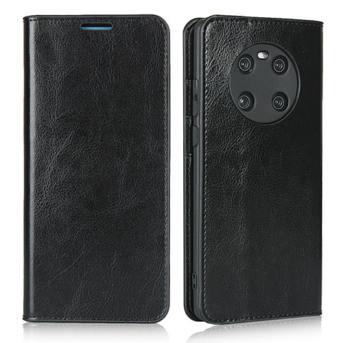 Leather Case Stands Flip Cover K02 Holder for Huawei Mate 40 Black