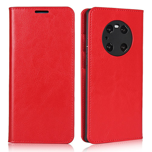 Leather Case Stands Flip Cover K02 Holder for Huawei Mate 40E Pro 4G Red