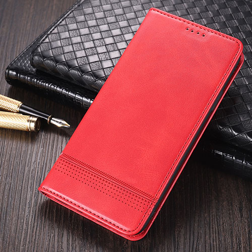 Leather Case Stands Flip Cover K03 Holder for Huawei Mate 40 Red