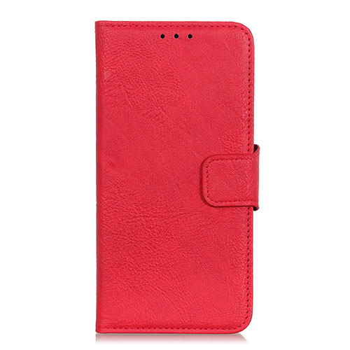 Leather Case Stands Flip Cover L01 Holder for Alcatel 1S (2019) Red