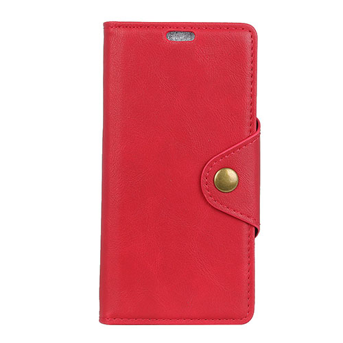 Leather Case Stands Flip Cover L01 Holder for Asus ZenFone Live L1 ZA551KL Red