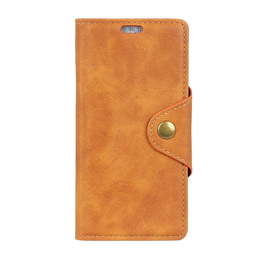 Leather Case Stands Flip Cover L01 Holder for Asus Zenfone Max ZB555KL Orange