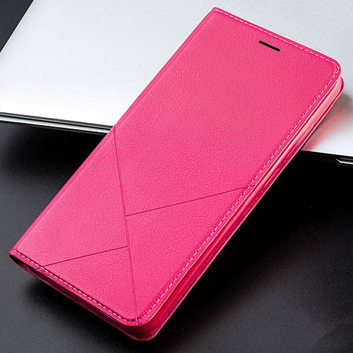 Leather Case Stands Flip Cover L01 Holder for Huawei Honor 9 Lite Hot Pink