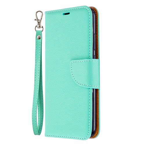 Leather Case Stands Flip Cover L01 Holder for Huawei Honor 9C Green