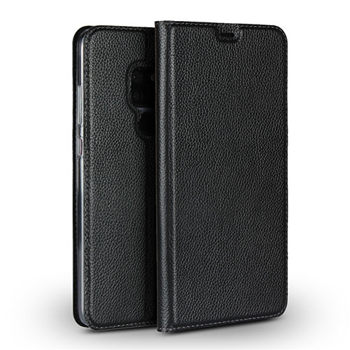 Leather Case Stands Flip Cover L01 Holder for Huawei Mate 20 Black