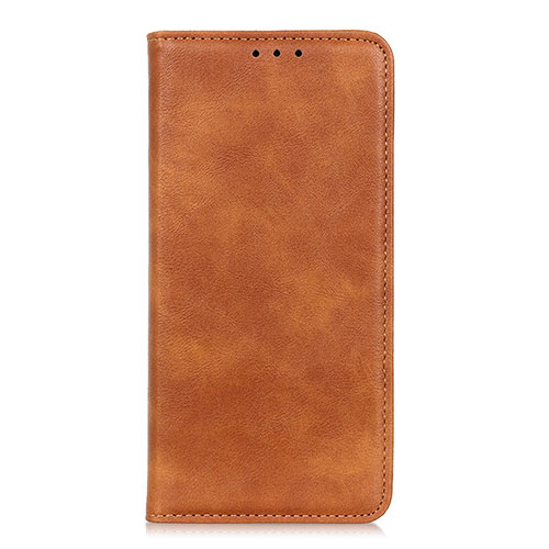 Leather Case Stands Flip Cover L01 Holder for Motorola Moto One Fusion Plus Orange