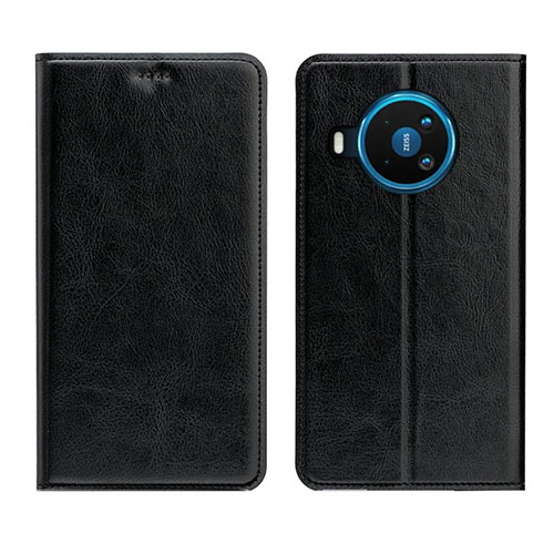 Leather Case Stands Flip Cover L01 Holder for Nokia 8.3 5G Black