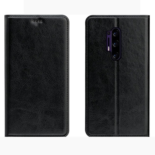 Leather Case Stands Flip Cover L01 Holder for OnePlus 8 Pro Black