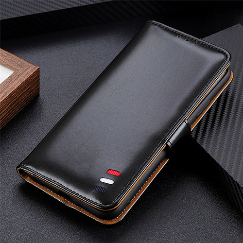 Leather Case Stands Flip Cover L01 Holder for Samsung Galaxy Note 20 Plus 5G Black