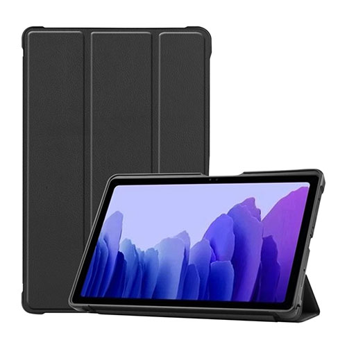 Leather Case Stands Flip Cover L01 Holder for Samsung Galaxy Tab A7 4G 10.4 SM-T505 Black