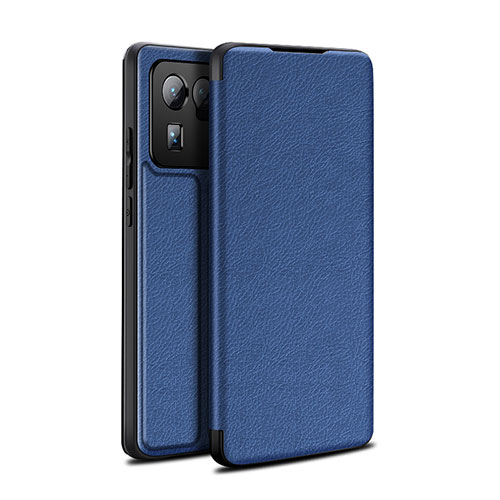 Leather Case Stands Flip Cover L01 Holder for Xiaomi Mi 11 Ultra 5G Blue