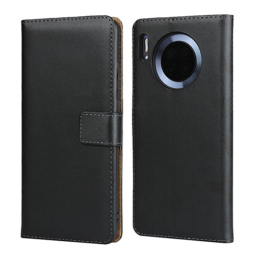 Leather Case Stands Flip Cover L02 for Huawei Mate 30E Pro 5G Black