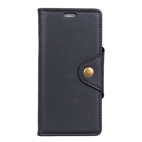 Leather Case Stands Flip Cover L02 Holder for Alcatel 7 Black