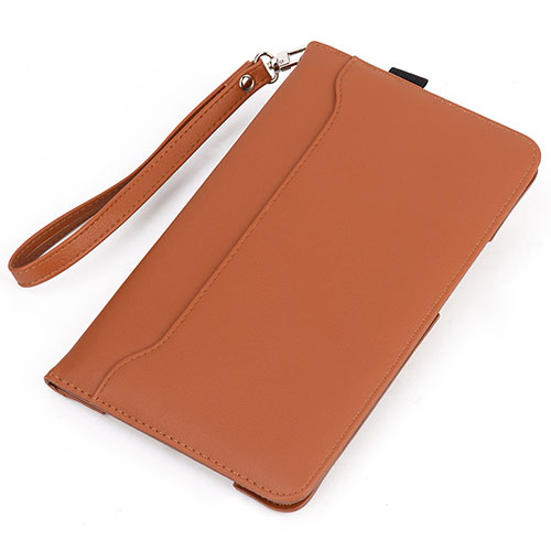 Leather Case Stands Flip Cover L02 Holder for Amazon Kindle 6 inch Orange