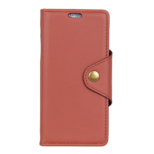 Leather Case Stands Flip Cover L02 Holder for Asus ZenFone Live L1 ZA550KL Brown