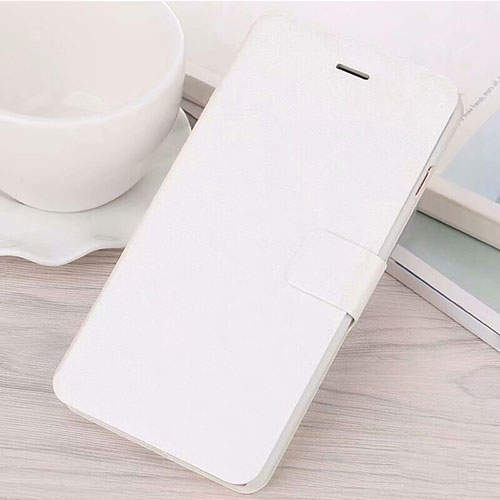 Leather Case Stands Flip Cover L02 Holder for Huawei Mate 20 Lite White