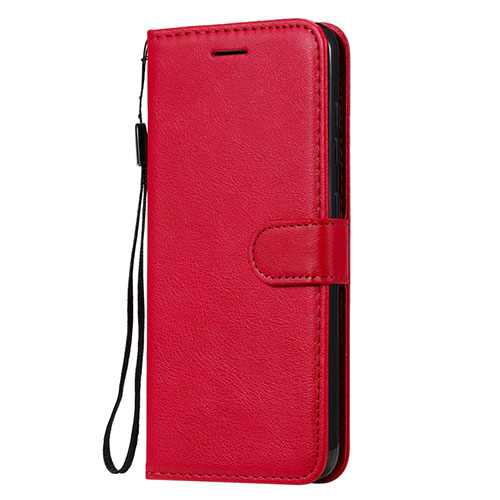 Leather Case Stands Flip Cover L02 Holder for Nokia 7.2 Red