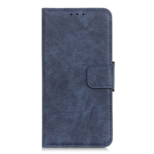 Leather Case Stands Flip Cover L02 Holder for Realme C11 Blue