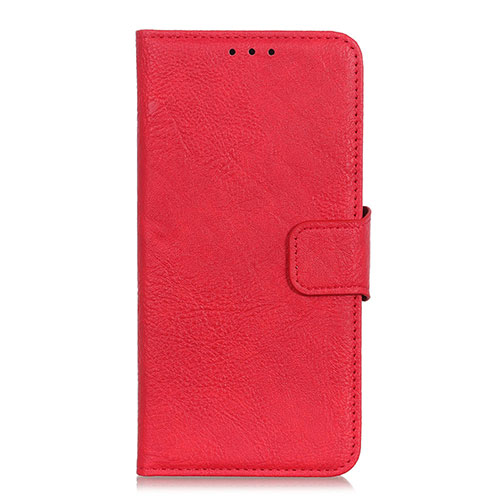 Leather Case Stands Flip Cover L02 Holder for Realme C11 Red