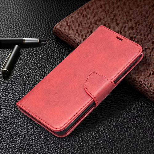 Leather Case Stands Flip Cover L02 Holder for Samsung Galaxy S20 FE 4G Red