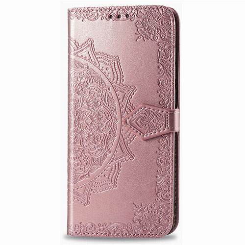 Leather Case Stands Flip Cover L02 Holder for Samsung Galaxy XCover Pro Rose Gold