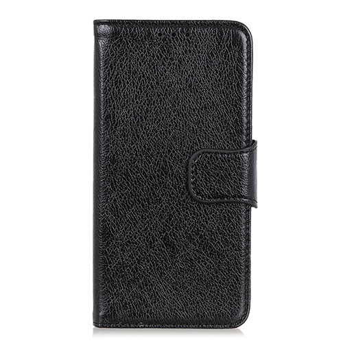 Leather Case Stands Flip Cover L02 Holder for Xiaomi Redmi 9 Black