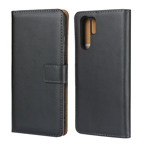 Leather Case Stands Flip Cover L03 for Huawei P30 Pro New Edition Black