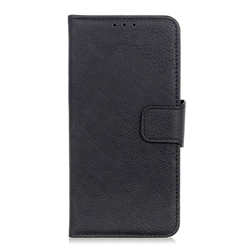 Leather Case Stands Flip Cover L03 Holder for Alcatel 3 (2019) Black