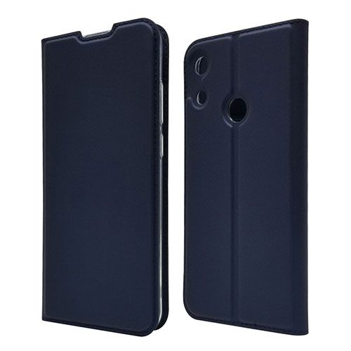 Leather Case Stands Flip Cover L03 Holder for Huawei Honor 8A Blue