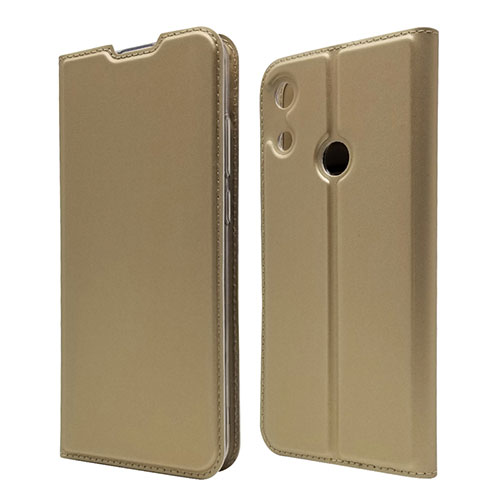 Leather Case Stands Flip Cover L03 Holder for Huawei Honor 8A Gold