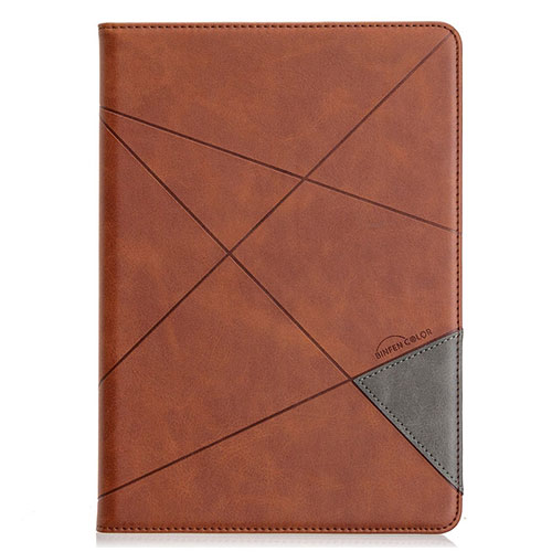 Leather Case Stands Flip Cover L03 Holder for Huawei MediaPad X2 Brown