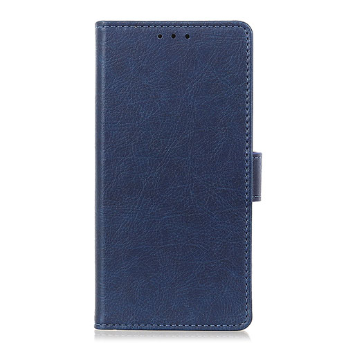 Leather Case Stands Flip Cover L03 Holder for LG Velvet 4G Blue