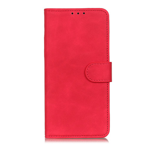 Leather Case Stands Flip Cover L03 Holder for Oppo A93 Red