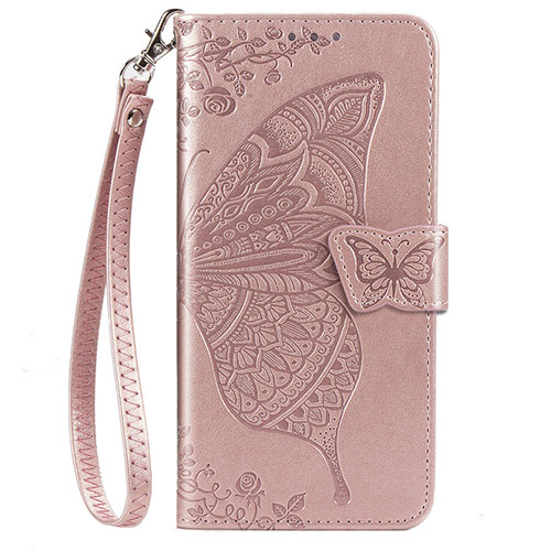 Leather Case Stands Flip Cover L03 Holder for Samsung Galaxy A51 5G Rose Gold