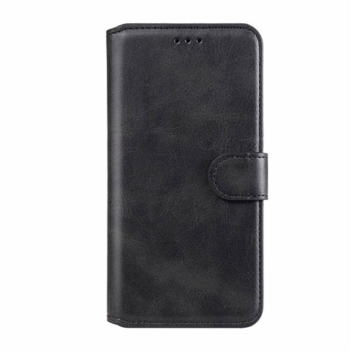 Leather Case Stands Flip Cover L03 Holder for Samsung Galaxy M11 Black