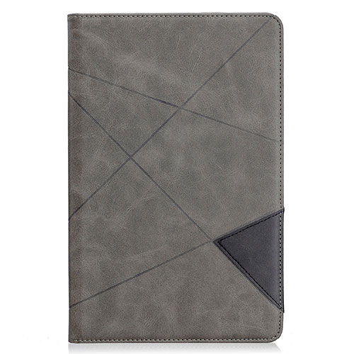 Leather Case Stands Flip Cover L03 Holder for Samsung Galaxy Tab S6 Lite 10.4 SM-P610 Gray