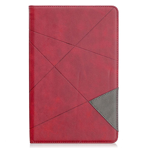 Leather Case Stands Flip Cover L03 Holder for Samsung Galaxy Tab S6 Lite 10.4 SM-P610 Red