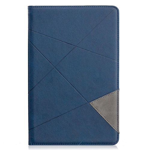 Leather Case Stands Flip Cover L03 Holder for Samsung Galaxy Tab S6 Lite 4G 10.4 SM-P615 Blue