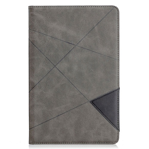 Leather Case Stands Flip Cover L03 Holder for Samsung Galaxy Tab S6 Lite 4G 10.4 SM-P615 Gray