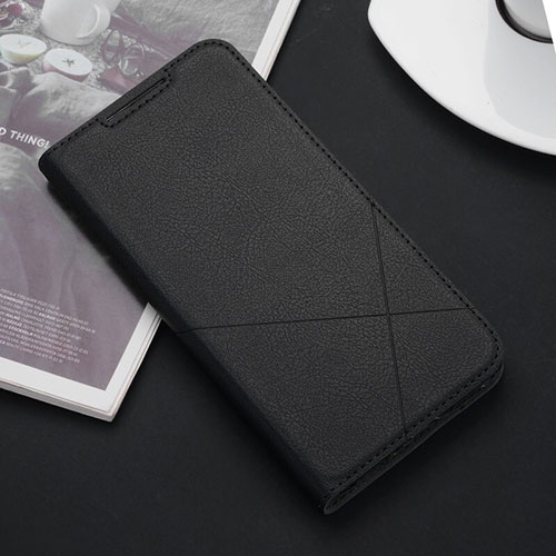 Leather Case Stands Flip Cover L03 Holder for Xiaomi Redmi 8 Black