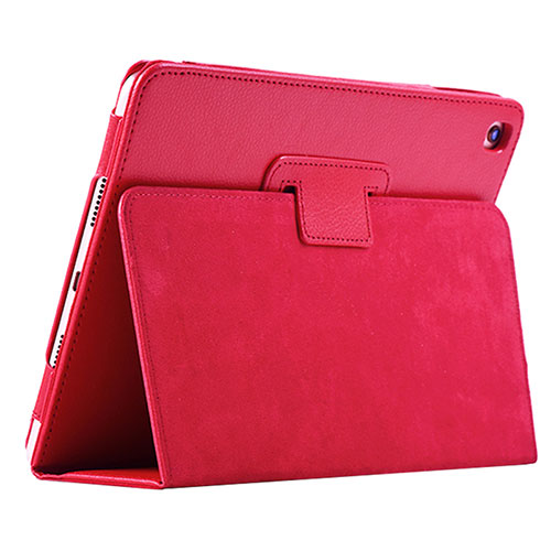 Leather Case Stands Flip Cover L04 Holder for Apple iPad 10.2 (2019) Red