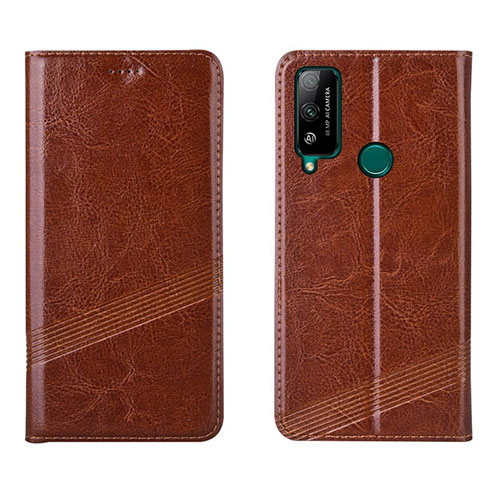 Leather Case Stands Flip Cover L04 Holder for Huawei Honor Play4T Orange