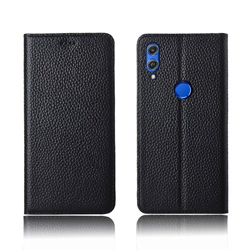 Leather Case Stands Flip Cover L04 Holder for Huawei Honor View 10 Lite Black