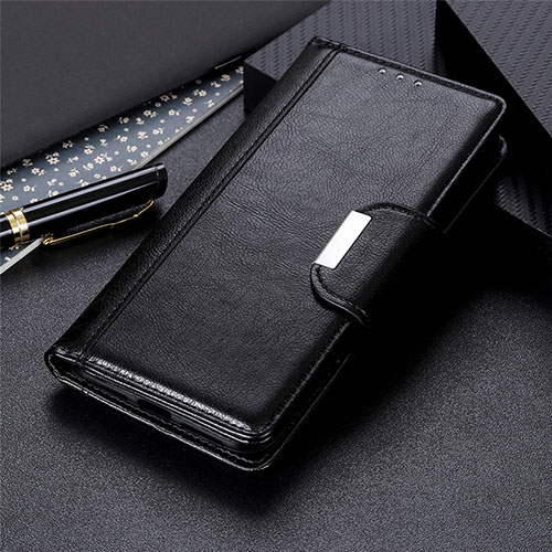 Leather Case Stands Flip Cover L04 Holder for Oppo A31 Black