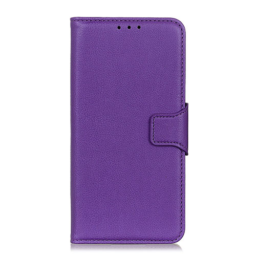 Leather Case Stands Flip Cover L04 Holder for Oppo Find X2 Pro Purple